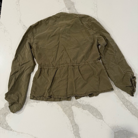 Sanctuary SnapFront Safari Cargo Jacket Womens Medium ArmyGreen Military Utility - Picture 7 of 7